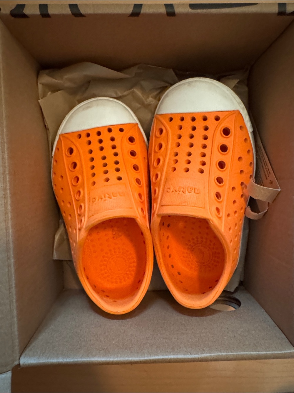 Native Orange Slip-On Shoes